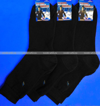 Распродажа Ростекс ТЕРМО носки мужские внутри махра хлопок МГ-23-Х