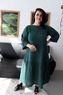 Женское летнее платье из хлопка для беременных Изумрудный сад